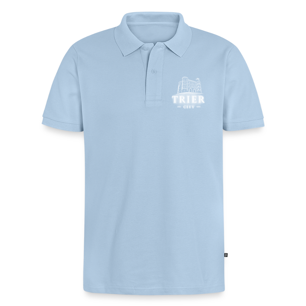 Trier Männer Premium Bio Polo Shirt - Hellblau