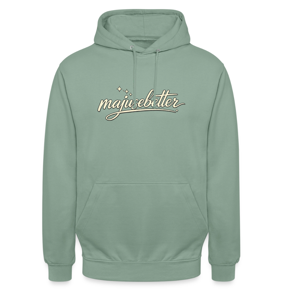 Majusebetter Unisex Hoodie - Graugrün