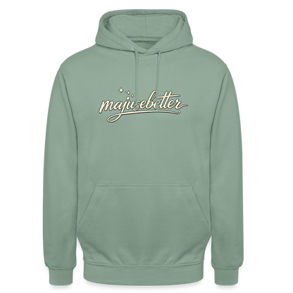 Majusebetter Unisex Hoodie - Graugrün