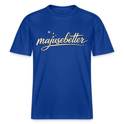 Majusebetter  RELAXED FIT Unisex Organic T-Shirt - Dunkelblau
