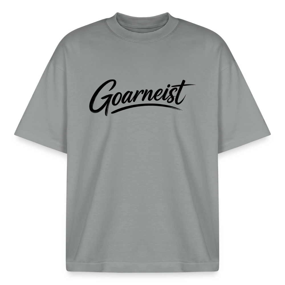 Goarneist Boxy Heavyweight Unisex Organic T-Shirt - Nebelgrau