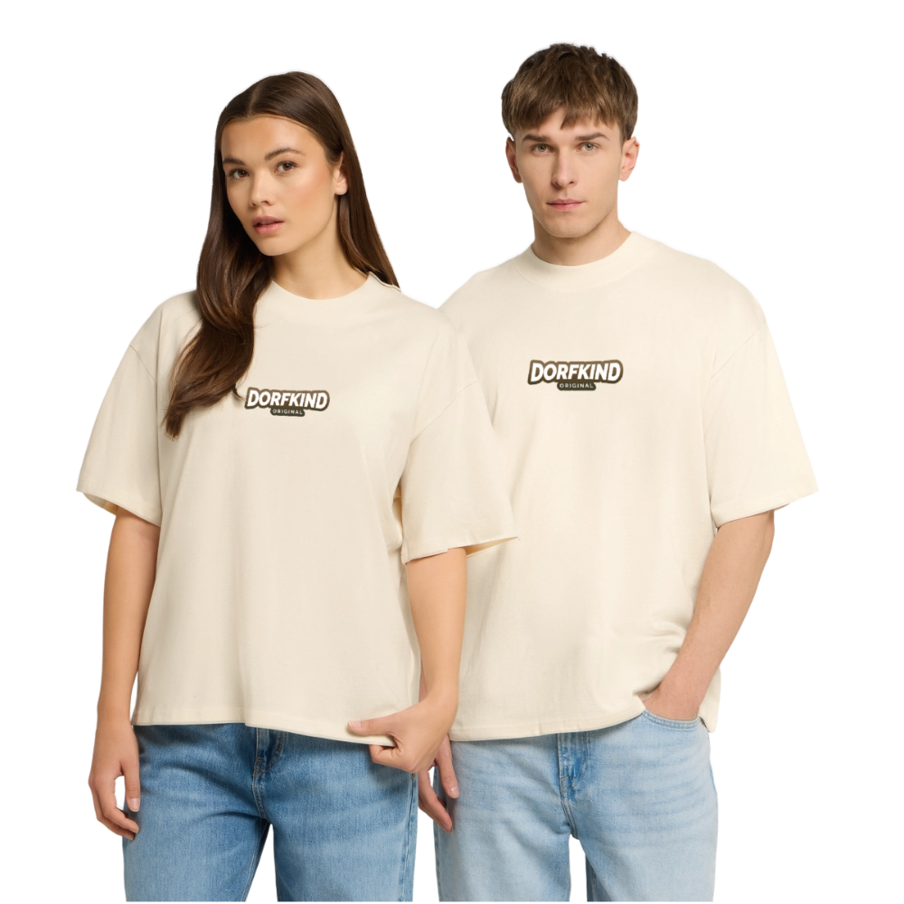 Dorfkind Oversized Unisex Bio T-Shirt Blaster 2.0 - Natur