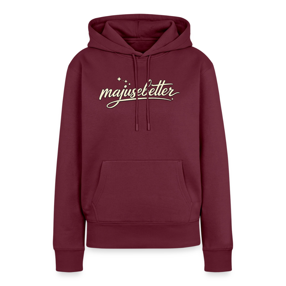 Majusebetter Frauen Premium Hoodie - Burgunderrot
