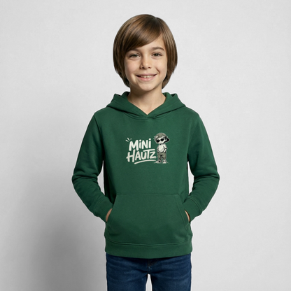 Mini Hautz Kinder Hoodie - Flaschengrün