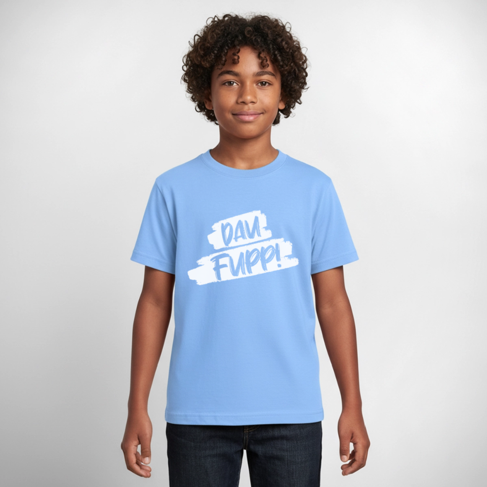 Dau Fupp Teenager T-Shirt - Himmelblau