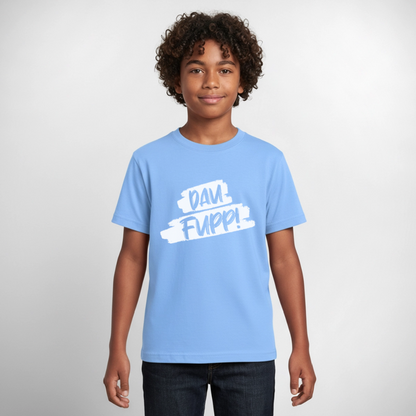 Dau Fupp Teenager T-Shirt - Himmelblau