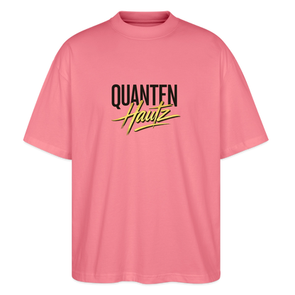 Quanten Hautz  Oversized Unisex Bio T-Shirt Blaster - Pink 