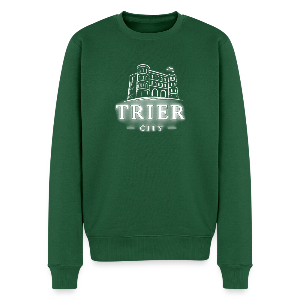 Trier Männer Premium Pullover - Flaschengrün
