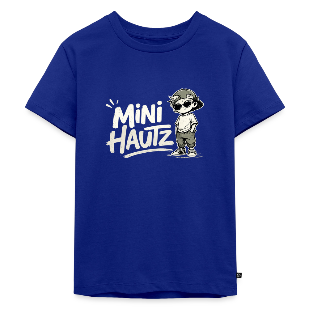 Mini Hautz Kinder Premium T-Shirt - Royalblau