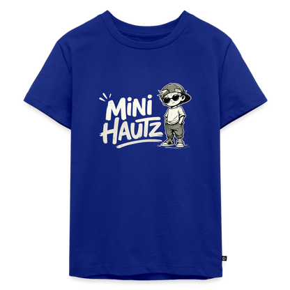 Mini Hautz Kinder Premium T-Shirt - Royalblau