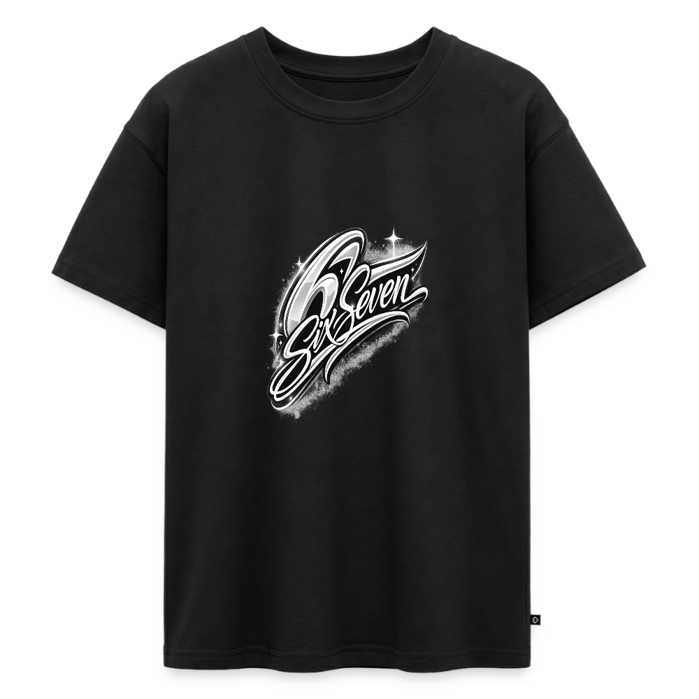 SixSeven Oversized Teenager Premium Organic T-Shirt - Schwarz