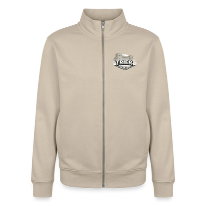Trier Unisex Bio Zip Sweatshirt - Cremebeige