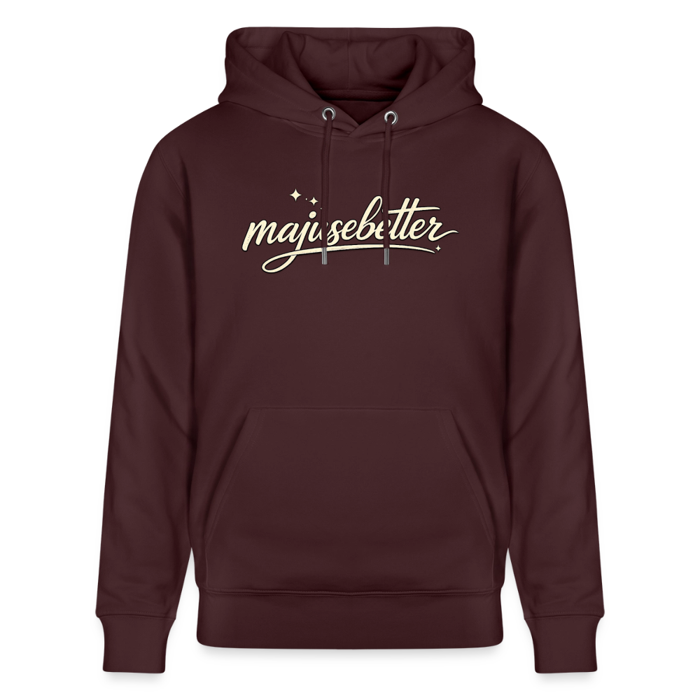 Majusebetter Unisex Bio-Hoodie CRUISER - Maroon