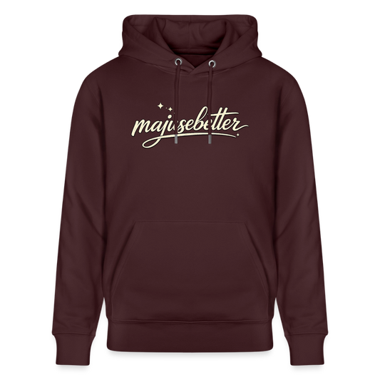 Majusebetter Unisex Bio-Hoodie CRUISER - Maroon