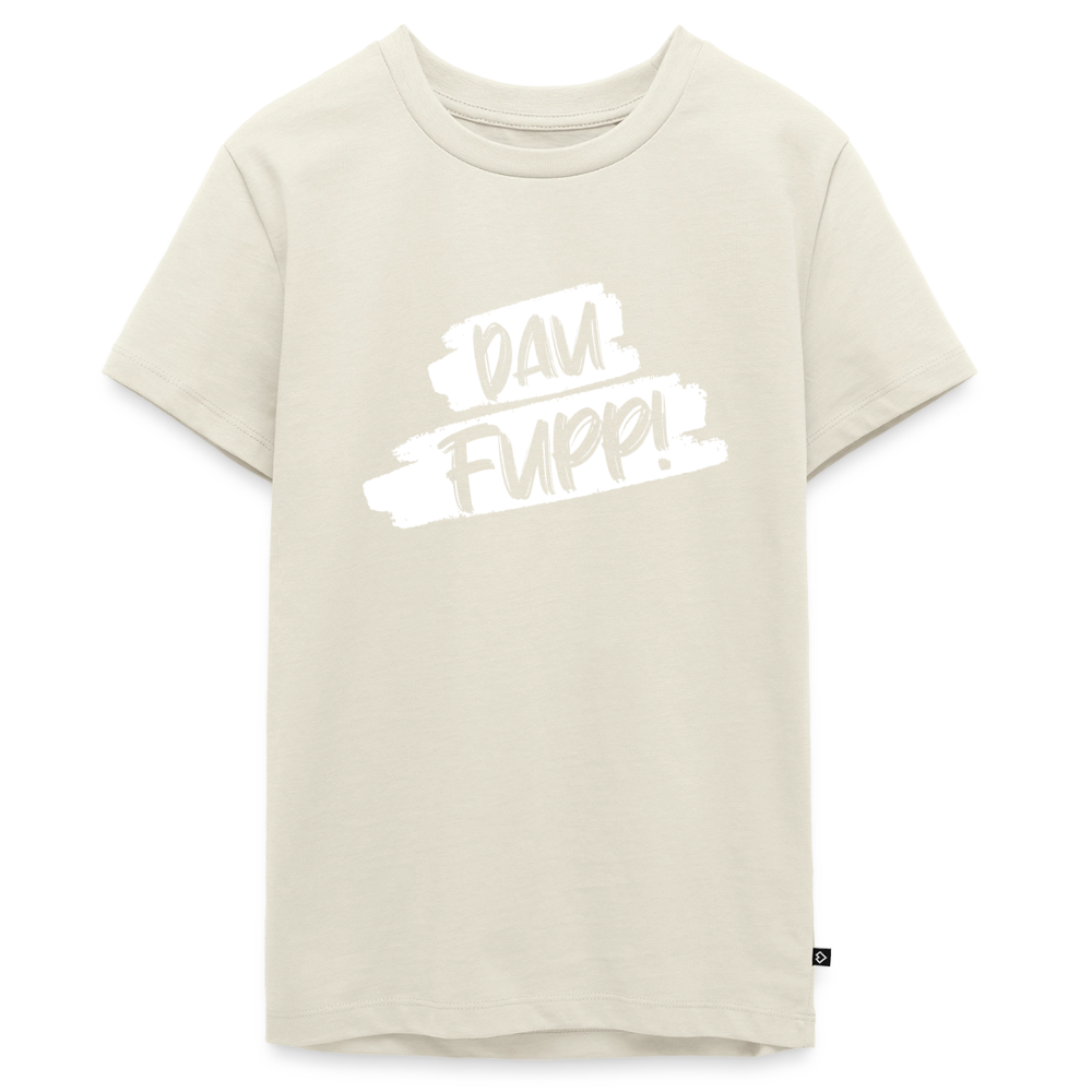 Dau Fupp Teenager Premium T-Shirt - Naturweiß