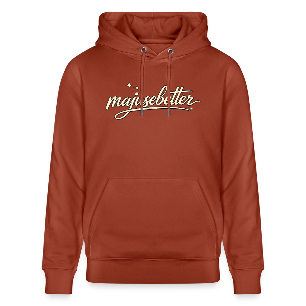 Majusebetter Unisex Bio-Hoodie CRUISER - Terrakotta