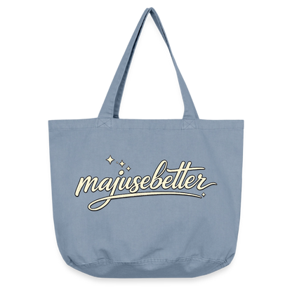 Majusebetter Vintage-Washed Shopper - vintage light blue