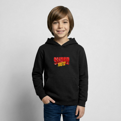 Super Hautz Kinder Hoodie - Schwarz