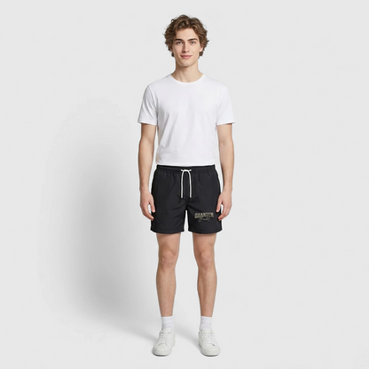 Quanten Hautz Badeshorts - Schwarz