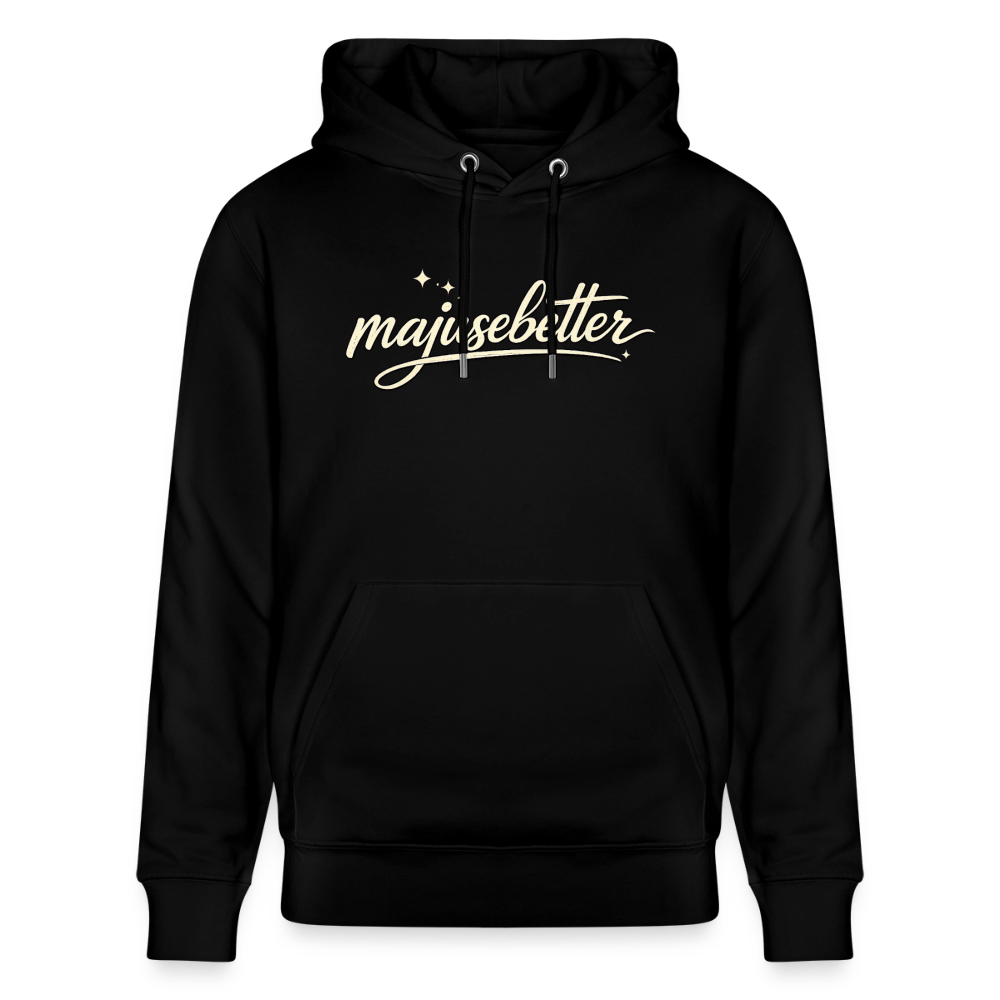 Majusebetter Unisex Bio-Hoodie CRUISER - Schwarz