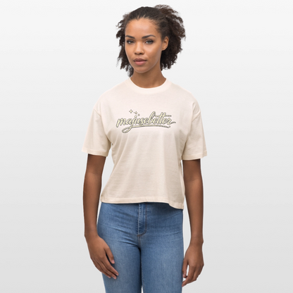 Majusebetter  Frauen Boxy Bio-T-Shirt Nova - Natur