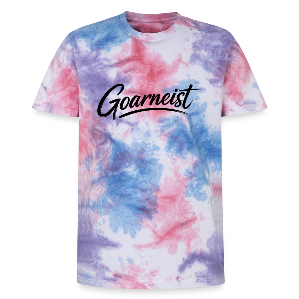 Goarneist Unisex Premium Tie Dye T-Shirt - Pink/Lila/Blau