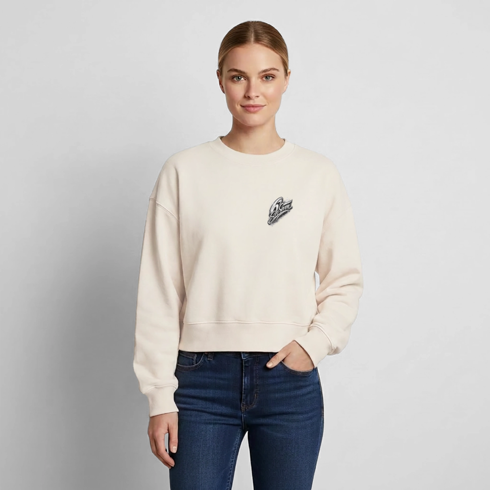 SixSeven Relaxed Frauen Organic Sweatshirt - Naturweiß
