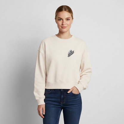 SixSeven Relaxed Frauen Organic Sweatshirt - Naturweiß
