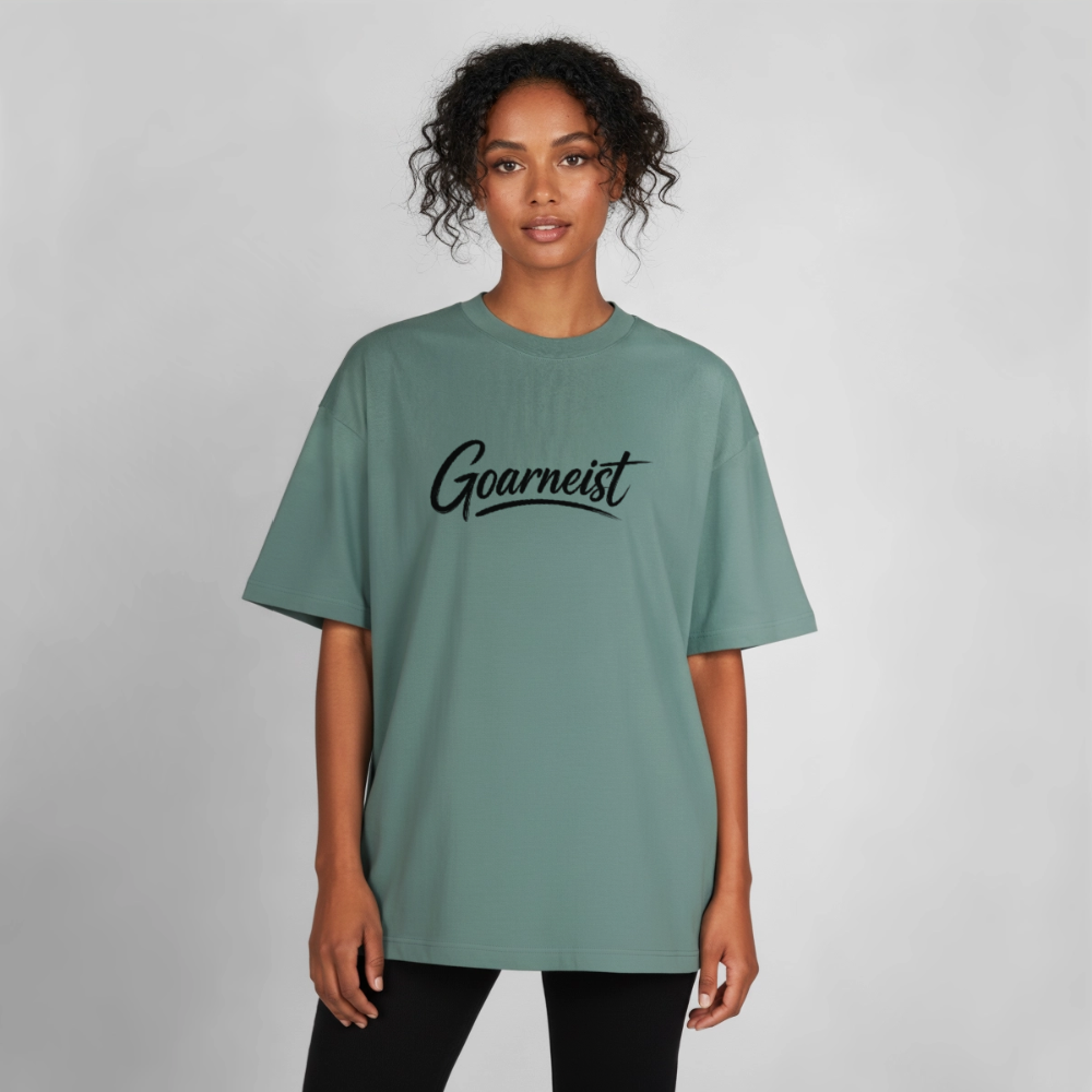 Goarneist Boxy Heavyweight Unisex Organic T-Shirt - Grüner Bucht