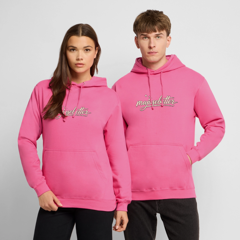 Majusebetter Unisex Hoodie - Pink