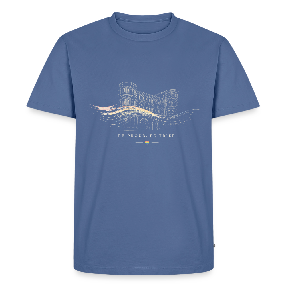 Pride Männer Premium T-Shirt - Taubenblau