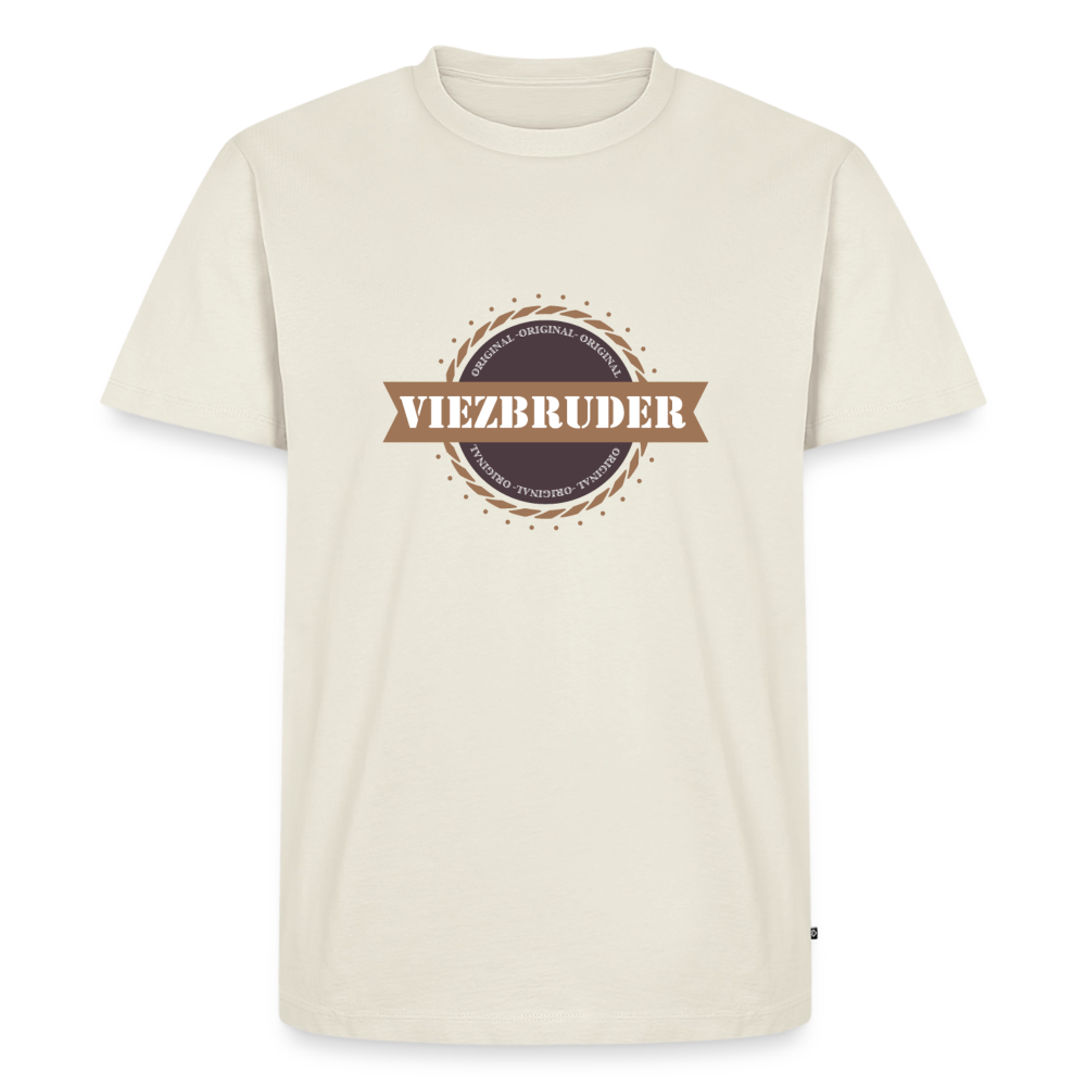 Viezbruder Männer Premium T-Shirt - Naturweiß