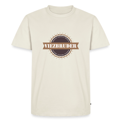 Viezbruder Männer Premium T-Shirt - Naturweiß