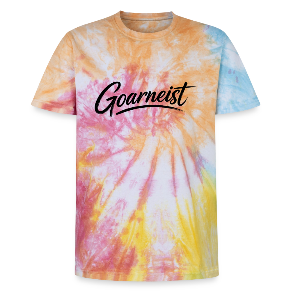 Goarneist Unisex Premium Tie Dye T-Shirt - Regenbogen-Spirale