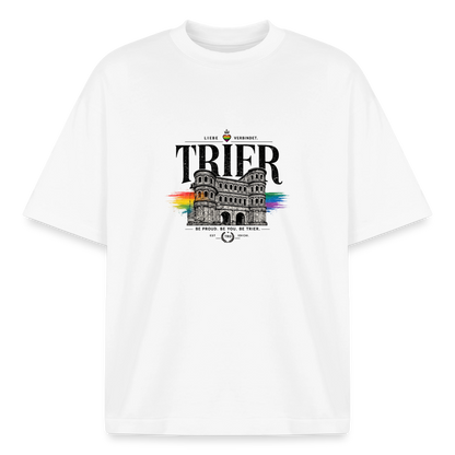 Pride Boxy Heavyweight Unisex Organic T-Shirt - Weiß