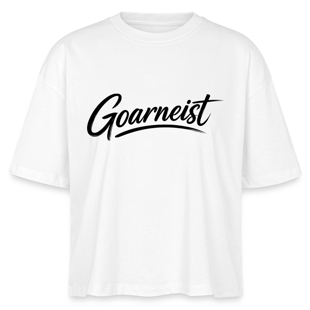 Goarneist Stanley/Stella Frauen Boxy Bio-T-Shirt Nova - Weiß