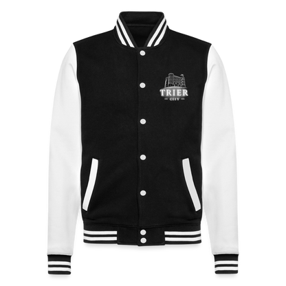 Trier College-Sweatjacke - Schwarz/Weiß