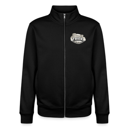 Trier Unisex Bio Zip Sweatshirt - Schwarz