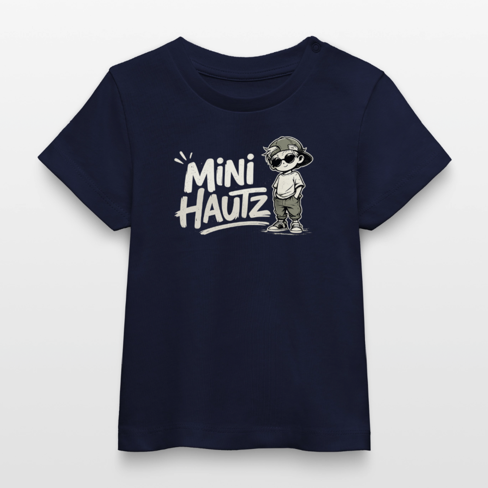 Mini Hautz Baby Organic T-Shirt - Navy