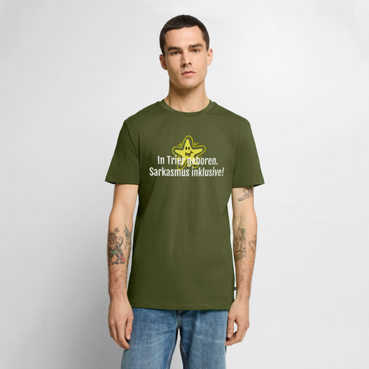 Trier Spruch Männer Premium T-Shirt - Khaki