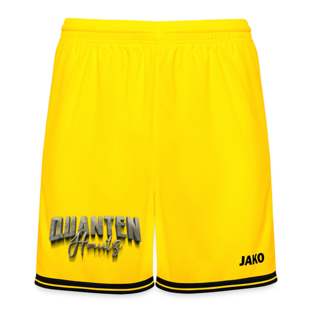 Quanten Hautz JAKO Basketball Shorts - yellow/black