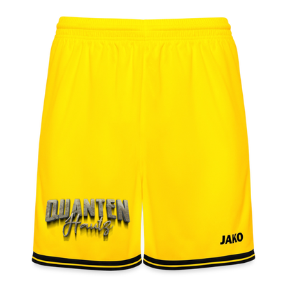 Quanten Hautz JAKO Basketball Shorts - yellow/black