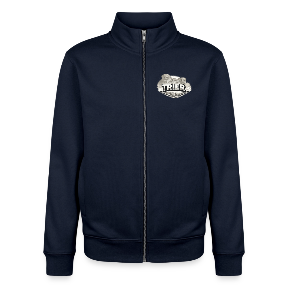 Trier Unisex Bio Zip Sweatshirt - Navy