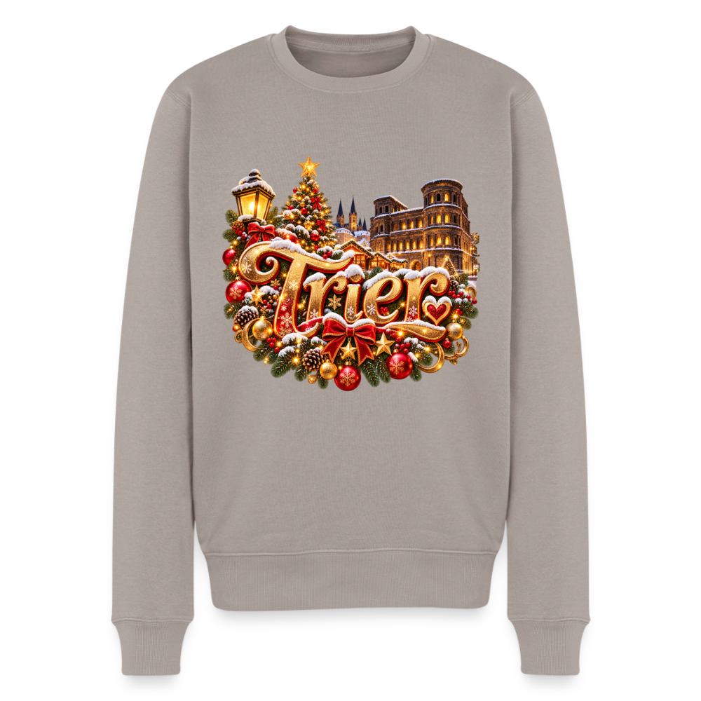 Weihnachten Männer Premium Pullover - Taupe