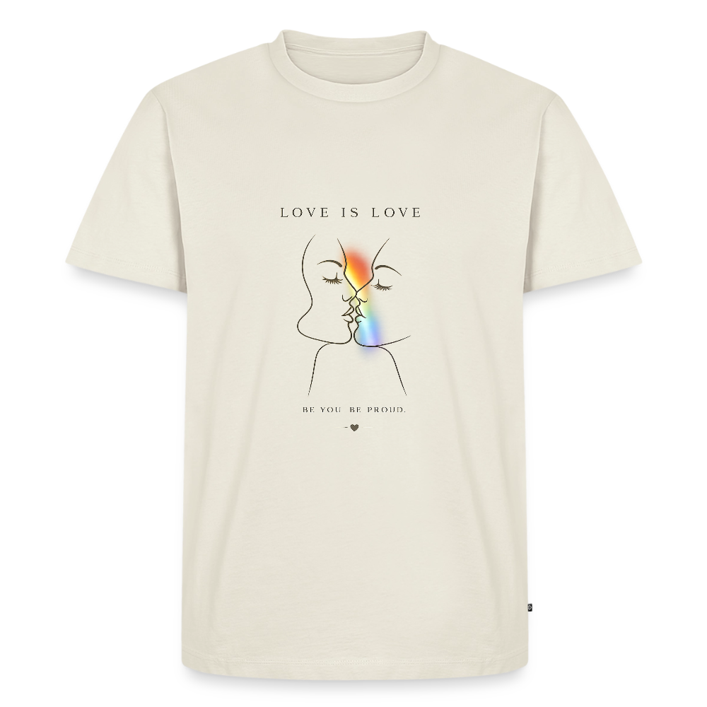 Pride Männer Premium T-Shirt - Naturweiß