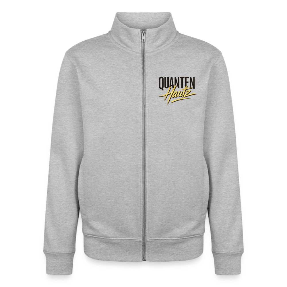 Quanten Hautz Bio Zip Sweatshirt - Grau meliert