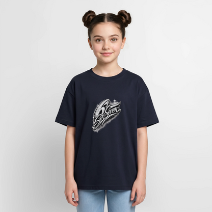 SixSeven Oversized Teenager Premium Organic T-Shirt - Navy