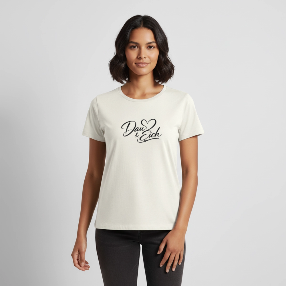 Dau & Eich Frauen Premium T-Shirt - Naturweiß