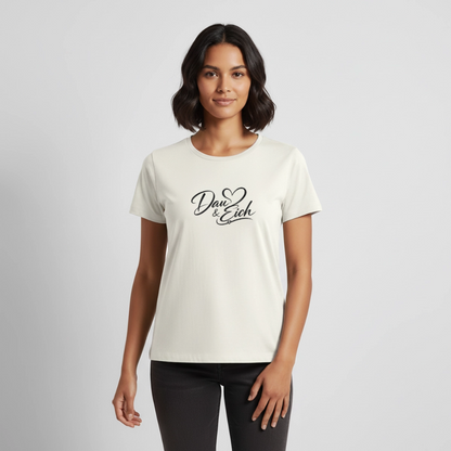 Dau & Eich Frauen Premium T-Shirt - Naturweiß