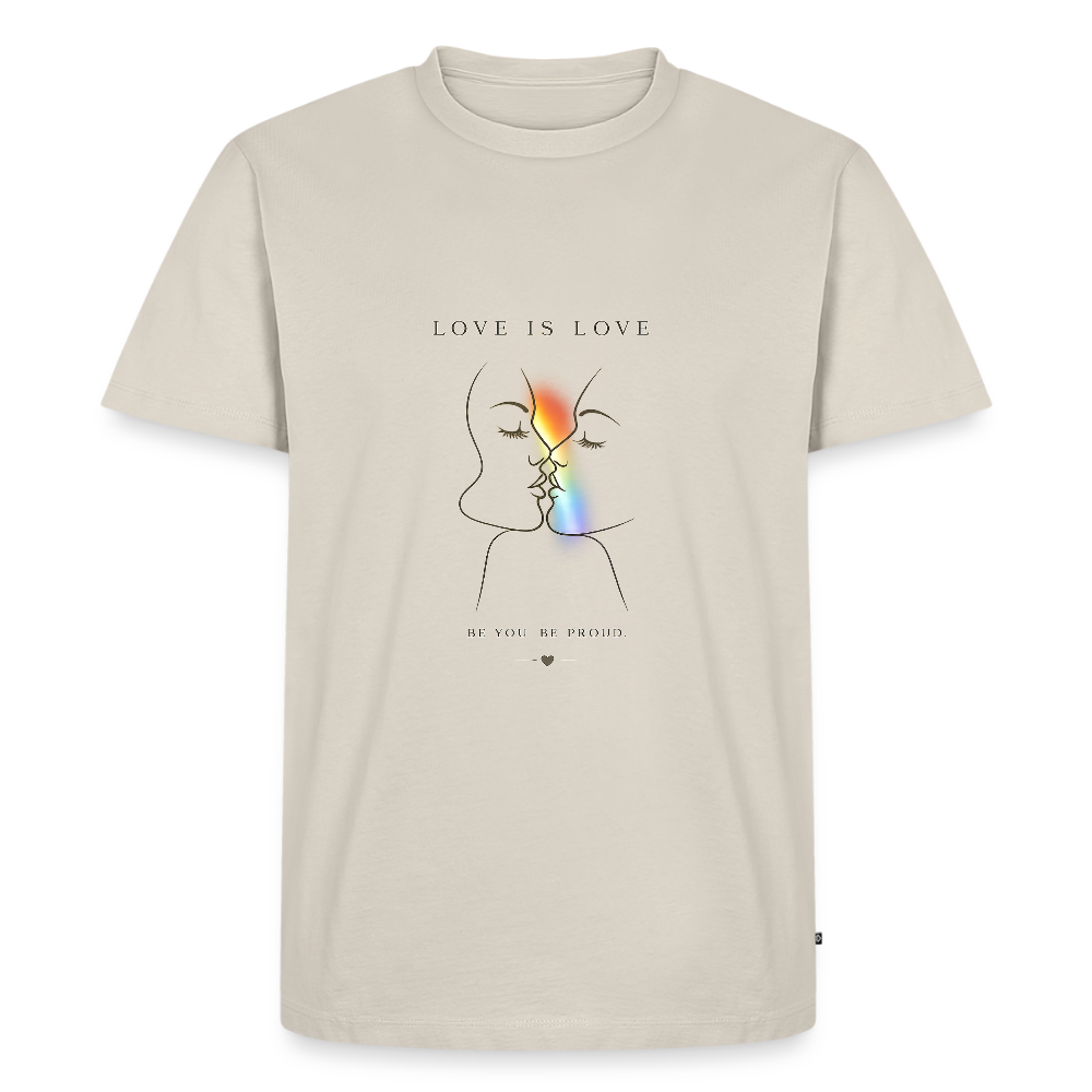 Pride Männer Premium T-Shirt - Beige
